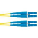 Panduit Opti-Core Fiber Optic Duplex Patch Network Cable - 3.28 ft Fiber Optic Network Cable for Network Device - First End: 2 x LC Male Network - Second End: 2 x LC Male Network - 1.25 GB/s - Patch Cable - 9/125 &micro;m - Yellow - 1 Pack - TAA Compl