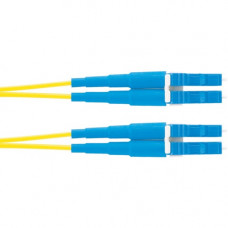 Panduit Fiber Optic Duplex Patch Network Cable - 65.62 ft Fiber Optic Network Cable for Network Device - First End: 2 x LC Male Network - Second End: 2 x LC Male Network - Patch Cable - Yellow - 1 Pack - TAA Compliance F92ERLNLNSNM020