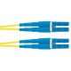 Panduit Fiber Optic Duplex Patch Network Cable - 26.25 ft Fiber Optic Network Cable for Network Device - First End: 2 x LC Male Network - Second End: 2 x LC Male Network - Patch Cable - Yellow - 1 F92ELLNLNSNM008