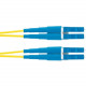 Panduit Fiber Optic Duplex Patch Network Cable - 157.48 ft Fiber Optic Network Cable for Network Device - First End: 2 x LC Male Network - Second End: 2 x LC Male Network - Patch Cable - Yellow - 1 F92ERLNLNSNM048