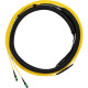 Panduit Fiber Optic Duplex Network Cable - 20 ft Fiber Optic Network Cable for Network Device - MPO Female Network - Second End: 2 x LC Male Network - 9/125 &micro;m - Yellow - 1 - TAA Compliance F9TYP5EL2SAF020