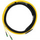 Panduit Fiber Optic Duplex Network Cable - 100 ft Fiber Optic Network Cable for Network Device - MPO Female Network - Second End: 2 x LC Male Network - 9/125 &micro;m - Yellow - 1 - TAA Compliance F9TYP5EL2SAF100