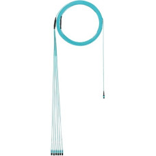 Panduit Fiber Optic Duplex Network Cable - 30 ft Fiber Optic Network Cable for Network Device - MPO Female Network - Second End: 2 x LC Male Network - 9/125 &micro;m - Yellow - 1 - TAA Compliance F9TYP5EL2SAF030