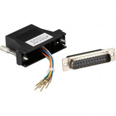 Black Box FA4525M-BK DB-25 to RJ-45 Adapter - Black FA4525M-BK