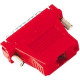 Black Box Modular Adapter Kit - DB25 Male to RJ45 Female, Red - 1 x RJ-45 Female Network - 1 x DB-25 Male Serial - Red FA4525M-RD