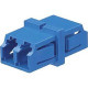 Panduit LC Adapter - 50 Pack - 2 x LC Female Network - Blue - TAA Compliance FADSLCZBU-L