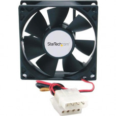 Startech.Com 80x25mm Dual Ball Bearing Computer Case Fan w/ LP4 Connector - System fan kit - 80 mm - 80mm - 3000rpm FANBOX