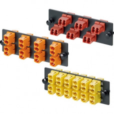 Panduit FAP12WEORDLCZ Network Patch Panel - 12 Port(s) - 12 x Duplex - Orange - TAA Compliance FAP12WEORDLCZ