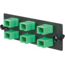 Panduit Network Patch Panel - 3 Port(s) - 3 x Duplex - Green - TAA Compliance FAP3WAGDSCZ