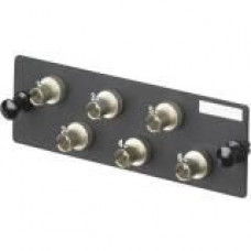 Panduit FAP8WSTZ Network Patch Panel - 8 Port(s) - 8 x Simplex - Black - TAA Compliance FAP8WSTZ
