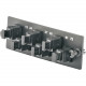 Panduit Opticom FAPH0612BLMPO Network Patch Panel - 6 Port(s) - Black - TAA Compliance FAPH0612BLMPO