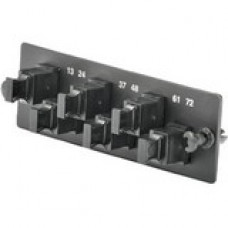 Panduit Opticom Network Patch Panel - 6 Port(s) - Charcoal Gray - TAA Compliance FAPH0612CGMPO