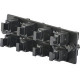 Panduit Opticom Network Patch Panel - 8 Port(s) - Black - TAA Compliance FAPH0812BLMPO