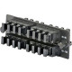 Panduit Fiber Adapter Panel - 16 Port(s) - Charcoal Gray, Black - TAA Compliance FAPH1612CGMPO