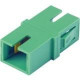 Panduit Fiber Optic Simplex Network Cable - 1 x SC/APC Female Network - Green - TAA Compliance FASSCZAG-L