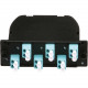 Panduit Opticom SC Cassette - 12 Port(s) - 6 x Duplex - Aqua - TAA Compliance FC2ZN-12-03AS