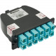Panduit SC Cassette - 12 Port(s) - 12 x Duplex - Rack-mountable - TAA Compliance FC2ZO-12-03AS