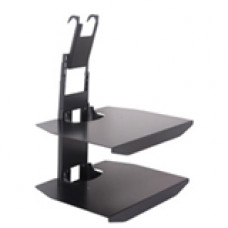 Milestone Av Technologies Chief Fusion Stackable Component Shelf - Black - 15 lb Maximum Weight Capacity - TAA Compliance FCD100