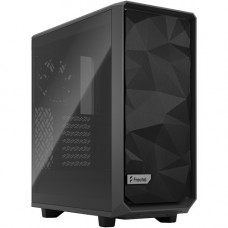 Fractal Design Meshify 2 Compact Gray TG Light Tint - Mid-tower - Gray - Tempered Glass, Steel, Mesh - 6 x Bay - 3 x 4.72" , 5.51" x Fan(s) Installed - 0 - ATX, Mini ATX, Mini ITX Motherboard Supported - 7 x Fan(s) Supported - 0 x External 5.25&