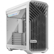 Fractal Design Torrent Compact White TG Clear - Tower - White - Tempered Glass, Steel - 4 x Bay - 2 x 7.09" x Fan(s) Installed - 0 - ATX, EATX, Micro ATX, Mini ITX, SSI CEB Motherboard Supported - 6 x Fan(s) Supported - 0 x External 5.25" Bay - 