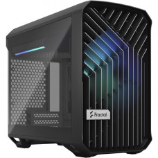 Fractal Design Torrent Nano RGB Black TG Light Tint - Tower - Black - Tempered Glass, Steel - 3 x Bay - 1 x 7.09" x Fan(s) Installed - 0 - Mini ITX, Mini DTX Motherboard Supported - 5 x Fan(s) Supported - 0 x External 5.25" Bay - 0 x Internal 5.