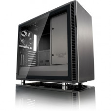 Fractal Design Define R6 USB-C - Tempered Glass Computer Case - Gunmetal - Steel, Tempered Glass - 9 x Bay - 3 x 5.51" x Fan(s) Installed - EATX, ATX, Micro ATX, ITX Motherboard Supported - 27.34 lb - 9 x Fan(s) Supported - 1 x Internal 5.25" Ba