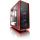 Fractal Design Focus G Computer Case with Windowed Side Panel - Mid-tower - Mystic Red - Steel - 5 x Bay - 2 x 4.72" x Fan(s) Installed - ATX, Micro ATX, ITX Motherboard Supported - 9.92 lb - 6 x Fan(s) Supported - 2 x External 5.25" Bay - 2 x I