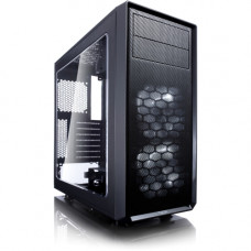 Fractal Design Focus G Computer Case with Side Window - Mid-tower - White - 5 x Bay - 2 x 4.72" x Fan(s) Installed - ATX, Micro ATX, ITX Motherboard Supported - 9.92 lb - 6 x Fan(s) Supported - 2 x External 5.25" Bay - 2 x Internal 3.5" Bay