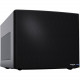 Fractal Design Node 304 System Cabinet - Aluminum - 6 x Bay - 3 x Fan(s) Installed - Mini ITX, DTX Motherboard Supported - 10.80 lb - 3 x Fan(s) Supported - 2x Slot(s) - 2 x USB(s) - 1 x Audio Out FD-CA-NODE-304-BL