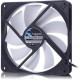 Fractal Design Silent R3 140mm Cooling Fan White - 1 x 140 mm - 1 x 56.1 CFM - 21.6 dB(A) Noise - Rifle Bearing - 3-pin FD-FAN-SSR3-140-WT