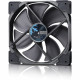 Fractal Design Venturi12 PWM Cooling Fan - 1 x 120 mm - 1 x 61.4 CFM - 31.7 dB(A) Noise - Fluid Dynamic Bearing - 4-pin - 17.1 Year Life FD-FAN-VENT-HP12-PWM-BK