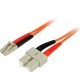 Netpatibles Fiber Optic Duplex Network Cable - Fiber Optic for Network Device - 9.84 ft - 2 x LC Male Network - 2 x SC Male Network - 62.5/125 &micro;m FDAAPBPV2O3M-NP
