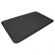 Ergotech Freedom Mat - Office, Commercial - 36" Length x 24" Width x 0.75" Thickness - Rectangle - Brushed Texture - Polyurethane Foam, Gel - Black FDM-MAT-B