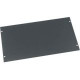 Middle Atlantic Products FEB Flat Blanking Panel - Steel - Black - 6U Rack Height - 10.5" Height - 19" Width FEB6