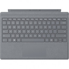 Microsoft Signature Type Cover Keyboard/Cover Case Surface Pro 3, Surface Pro 4, Surface Pro 6, Surface Pro, Surface Pro 7 Tablet - Platinum - Spill Resistant, Stain Resistant - Alcantara - 8.5" Height x 11.6" Width x 0.2" Depth FFP-00141