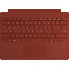Microsoft Signature Type Cover Keyboard/Cover Case Surface Pro (5th Gen), Surface Pro 3, Surface Pro 4, Surface Pro 6, Surface Pro 7 Tablet - Poppy Red - Stain Resistant - Alcantara - English (US) Keyboard Localization - 0.2" Height x 11.6" Widt