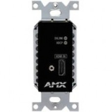 Harman International Industries AMX DXLink DX-TX-DWP-4K-BL Faceplate - Black - 1 x HDMI Port(s) FG1010-330-BLFX