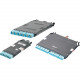 Panduit HD Flex 4-to-1 Breakout Cassettes - 8 Port(s) - 4 x - TAA Compliance FHC3XO-08H-10B