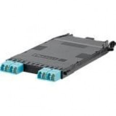 Panduit HD Flex FHC3ZO-08-10BN Network Patch Panel - 5 Port(s) - 4 x Duplex - Aqua - TAA Compliance FHC3ZO-08-10BN