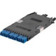 Panduit HD Flex FHC9N-12-10AS Network Patch Panel - 6 Port(s) - 6 x Duplex - Blue - TAA Compliance FHC9N-12-10AS