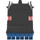 Panduit HD Flex Network Patch Panel - 12 Port(s) - 12 x Duplex - Blue, Black - TAA Compliance FHC9N-12-10U