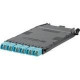 Panduit HD Flex Network Patch Panel - 6 Port(s) - 6 x Duplex - Aqua - TAA Compliance FHCZA-12-10BN