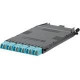 Panduit HD Flex Network Patch Panel - 6 Port(s) - 6 x Duplex - Aqua - TAA Compliance FHCZO-12-10BN