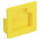 Panduit FiberRunner FHDEC2X2YL Cable Raceway End Cap - Yellow - 1 Pack - TAA Compliance FHDEC2X2YL