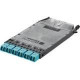 Panduit HD Flex Network Patch Panel - 6 Port(s) - 6 x Duplex - Aqua - TAA Compliance FHSXN-12-10N