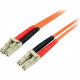 Startech.Com 5m Fiber Optic Cable - Multimode Duplex 62.5/125 - LSZH - LC/LC - OM1 - LC to LC Fiber Patch Cable - LC Male Network - LC Male Network - 5m - Orange - RoHS Compliance FIBLCLC5