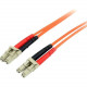 Startech.Com 2m Fiber Optic Cable - Multimode Duplex 62.5/125 - LSZH - LC/LC - OM1 - LC to LC Fiber Patch Cable - LC Male - LC Male - 6.56ft - Orange - RoHS Compliance FIBLCLC2