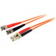 Startech.Com 5m Fiber Optic Cable - Multimode Duplex 62.5/125 - LSZH - LC/ST - OM1 - LC to ST Fiber Patch Cable - LC Male - ST Male - 16.4ft - Orange FIBLCST5