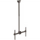 Startech.Com Ceiling TV Mount - 3.5&#39;&#39; to 5&#39;&#39; Pole - 32 to 75" TVs with a weight capacity of up to 110 lb. (50 kg) - Telescopic pole can extend from 42" to 61" (1060 to 1560 mm) - Ceiling mount swivels +60 /-6