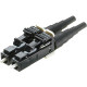 Panduit Fiber Optic Duplex Network Connector - 1 Pack - 2 x LC Male - Black - TAA Compliance FLCDM900BLY